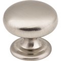 Elements By Hardware Resources 1-1/4" Diameter Satin Nickel Florence Cabinet Mushroom Knob 2980SN